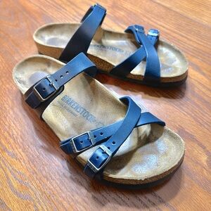 Birkenstock Franca size 40 (W9/M7) Blue Oiled Leather